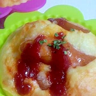 ホットケーキミックスで☆ウィンナーマフィン